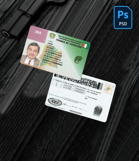 Cote D’Ivoire driving license PSD